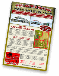Thumbnail Image: Junior & Teila Klein Real Estate Auction Flyer
