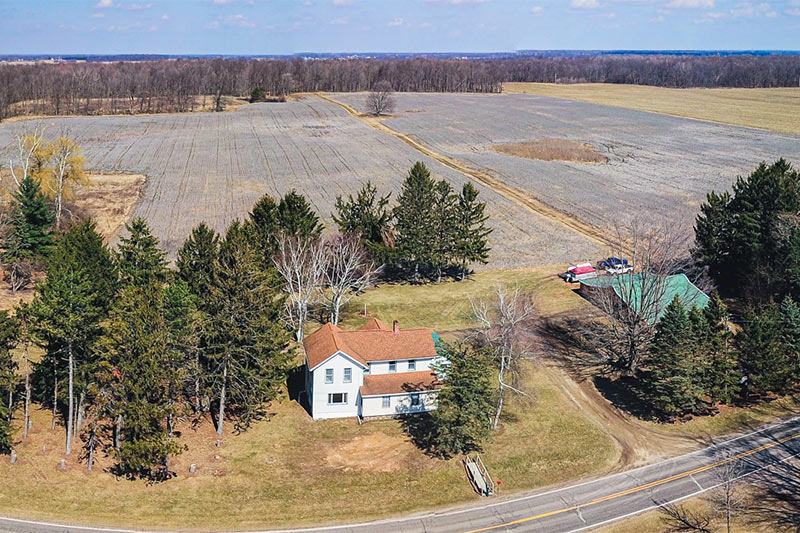 Bronson, Michigan 80-acre farm for sale by auction