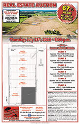 Thumbnail image: Flyer for Grogg-Martin Land Auction in Topeka, Indiana
