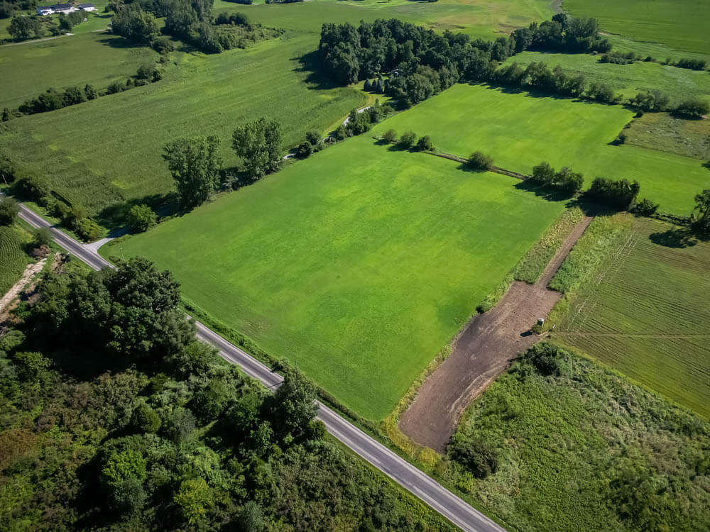 6.92 Acres of flat tillable land for auction in Howe, Indiana