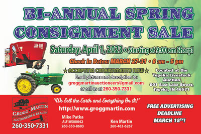 2023 Spring Consignment Sale Flyer