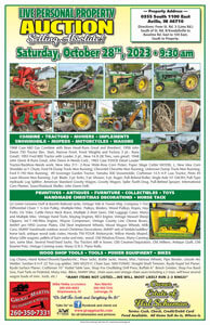 Personal Property Auction in Avilla, Indiana on October 28, 2023